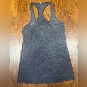 Lululemon Heathered Gray Racerback Tank Size 8